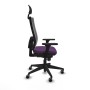 Office Chair with Headrest Piqueras y Crespo 3D066G1 Purple