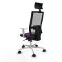 Office Chair with Headrest Piqueras y Crespo 4B086N1 Purple