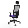 Chaise de Bureau avec Appui-tête Piqueras y Crespo 1D066G1 Lila