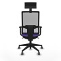 Office Chair with Headrest Piqueras y Crespo 1D066G1 Lilac