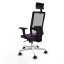 Office Chair with Headrest Piqueras y Crespo 2D026N1 Purple