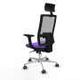 Office Chair with Headrest Piqueras y Crespo 2D086G1 Lilac