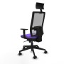 Office Chair with Headrest Piqueras y Crespo 1D066N1 Lilac