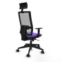 Office Chair with Headrest Piqueras y Crespo 1D066N1 Lilac