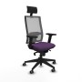 Office Chair with Headrest Piqueras y Crespo 2D066G1 Purple