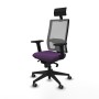 Office Chair with Headrest Piqueras y Crespo 2D066G1 Purple