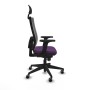Office Chair with Headrest Piqueras y Crespo 2D066G1 Purple