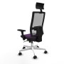 Office Chair with Headrest Piqueras y Crespo 3D026N1 Purple