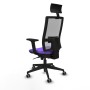 Office Chair with Headrest Piqueras y Crespo 2D066G1 Lilac