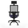 Office Chair with Headrest Piqueras y Crespo 2D066G1 Lilac