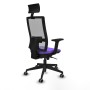 Office Chair with Headrest Piqueras y Crespo 2D066G1 Lilac