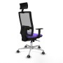 Office Chair with Headrest Piqueras y Crespo 1D086G1 Lilac