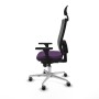 Chaise de Bureau avec Appui-tête Piqueras y Crespo 3D086G1 Violet