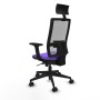 Office Chair with Headrest Piqueras y Crespo 2D066N1 Lilac