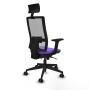 Office Chair with Headrest Piqueras y Crespo 2D066N1 Lilac