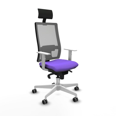 Chaise de Bureau avec Appui-tête Piqueras y Crespo 4B026G1 Lila