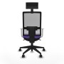 Office Chair with Headrest Piqueras y Crespo 4B066N1 Lilac