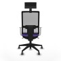 Office Chair with Headrest Piqueras y Crespo 4B066G1 Lilac