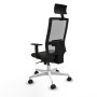Chaise de Bureau avec Appui-tête Piqueras y Crespo 1D026N1 Noir
