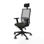Office Chair with Headrest Piqueras y Crespo 2D066G1 Black
