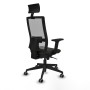 Office Chair with Headrest Piqueras y Crespo 2D066G1 Black