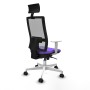 Office Chair with Headrest Piqueras y Crespo 4B026N1 Lilac