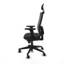 Chaise de Bureau avec Appui-tête Piqueras y Crespo 2D066N1 Noir