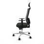 Chaise de Bureau avec Appui-tête Piqueras y Crespo 1D086N1 Noir
