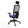 Chaise de Bureau avec Appui-tête Piqueras y Crespo 3D066G1 Lila