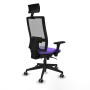 Chaise de Bureau avec Appui-tête Piqueras y Crespo 3D066G1 Lila