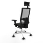 Office Chair with Headrest Piqueras y Crespo 3D026N1 Black
