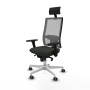 Office Chair with Headrest Piqueras y Crespo 3D026G1 Black