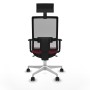 Chaise de Bureau avec Appui-tête Piqueras y Crespo 1D026N1 Bordeaux