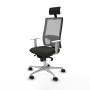 Chaise de Bureau avec Appui-tête Piqueras y Crespo 4B086N1 Noir