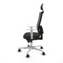Chaise de Bureau avec Appui-tête Piqueras y Crespo 4B086N1 Noir