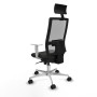 Chaise de Bureau avec Appui-tête Piqueras y Crespo 4B086N1 Noir