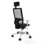 Chaise de Bureau avec Appui-tête Piqueras y Crespo 4B086N1 Noir