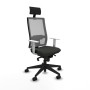 Chaise de Bureau avec Appui-tête Piqueras y Crespo 4B066N1 Noir