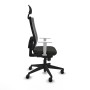 Chaise de Bureau avec Appui-tête Piqueras y Crespo 4B066N1 Noir