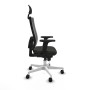 Office Chair with Headrest Piqueras y Crespo 2D026N1 Black