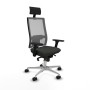 Chaise de Bureau avec Appui-tête Piqueras y Crespo 3D086N1 Noir