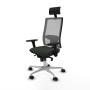 Chaise de Bureau avec Appui-tête Piqueras y Crespo 3D086N1 Noir