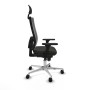 Chaise de Bureau avec Appui-tête Piqueras y Crespo 3D086N1 Noir