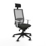 Chaise de Bureau avec Appui-tête Piqueras y Crespo 4B066G1 Noir