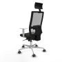 Office Chair with Headrest Piqueras y Crespo 4B086G1 Black