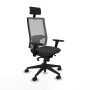 Office Chair with Headrest Piqueras y Crespo 3D066N1 Black