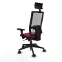 Office Chair with Headrest Piqueras y Crespo 3D066N1 Maroon