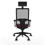 Office Chair with Headrest Piqueras y Crespo 3D066N1 Maroon