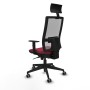 Chaise de Bureau avec Appui-tête Piqueras y Crespo 1D066G1 Bordeaux