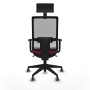 Office Chair with Headrest Piqueras y Crespo 1D066G1 Maroon
